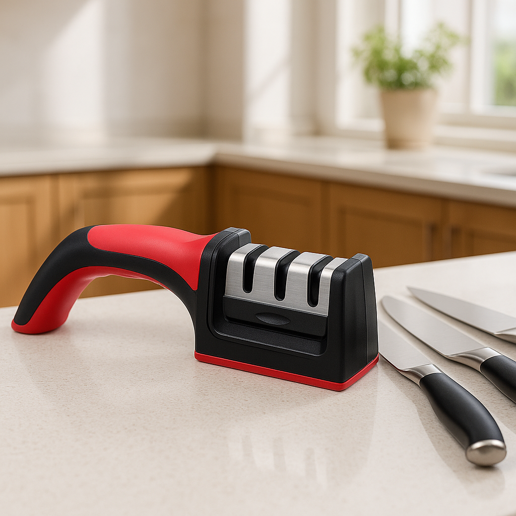 Affuteur de couteau rouge efficace