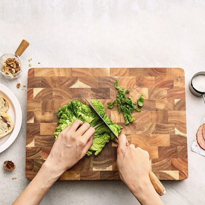 Planche à découper bois | Élégante Acacia - TOPTEKCUISINE