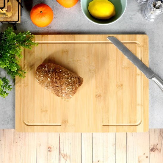 PLANCHE A DECOUPER EN BOIS | En angle - TOPTEKCUISINE
