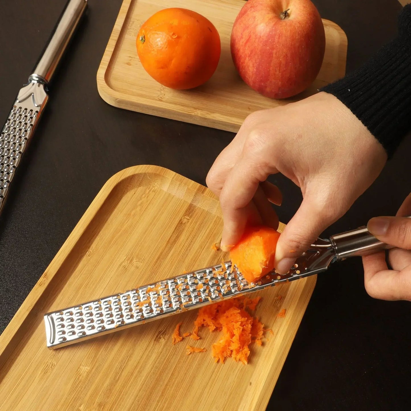 Râpe fromage | Inox - TOPTEKCUISINE