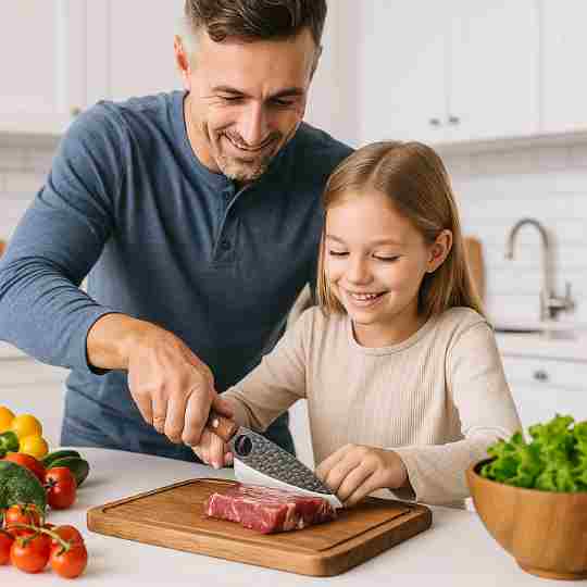 Couteau de chef efficace viande