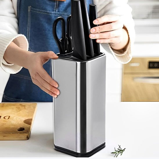 Porte couteaux inoxydable ustensile