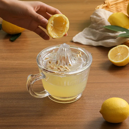 Presse agrume verre élégant