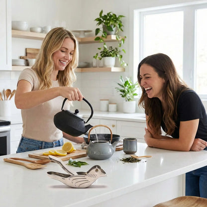 Presse agrumes manuel inox elegant oiseau