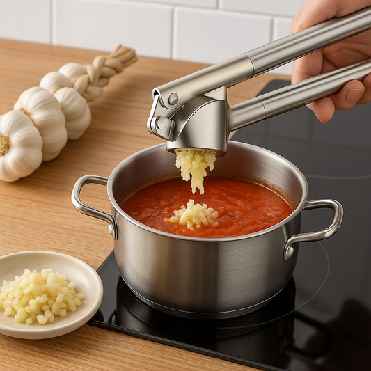 Presse ail en inox tresse d ail