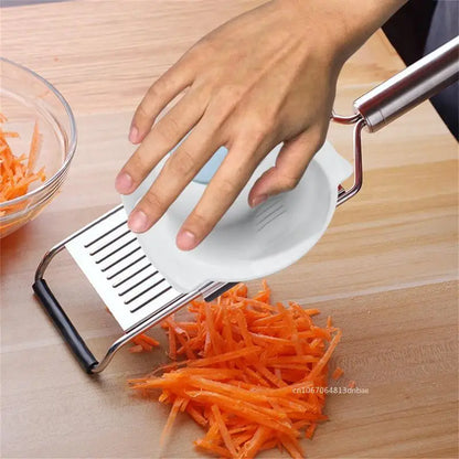Protege doigt cuisine mandoline rose bleu