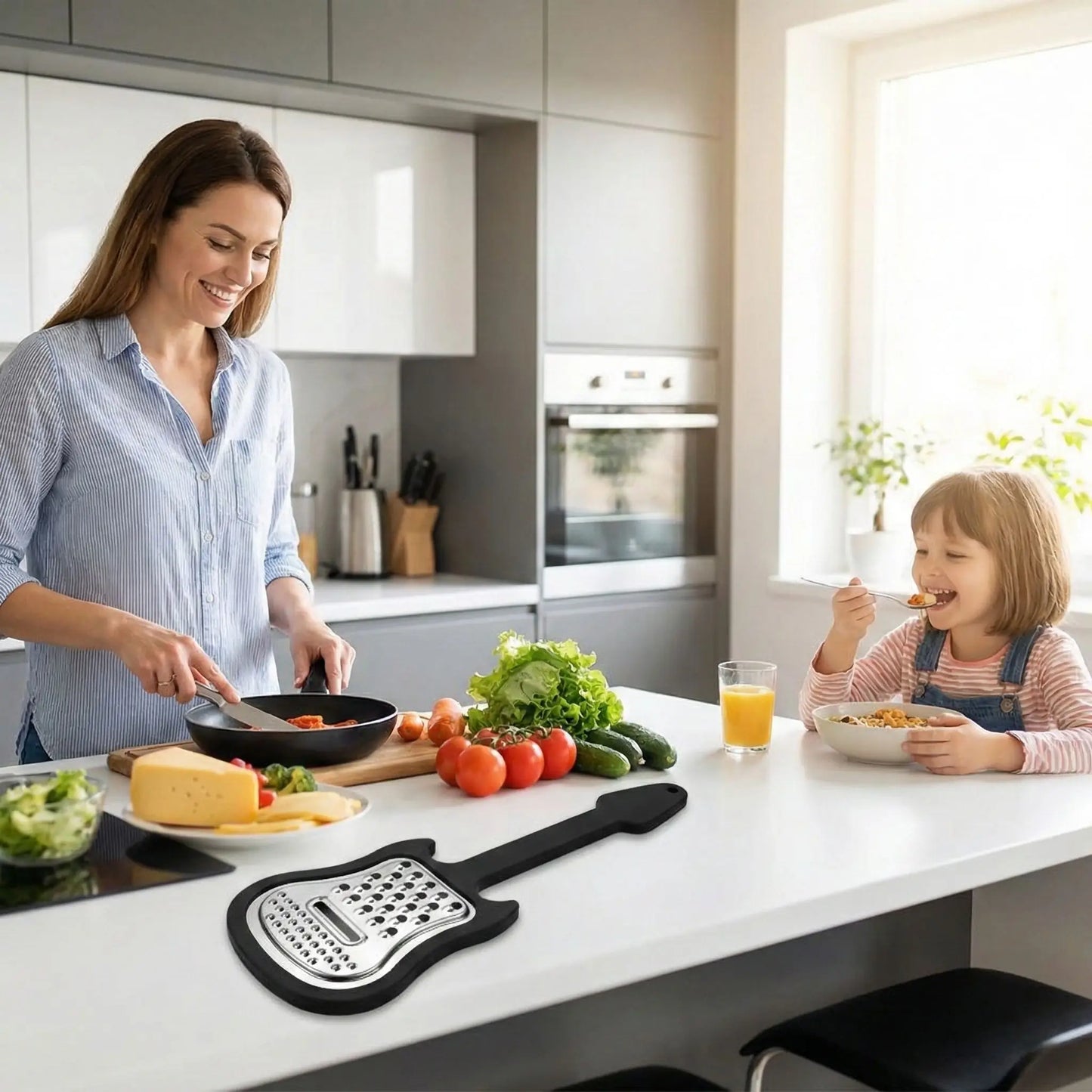 Râpe à fromage manuelle guitare | Mélomane Cuisine