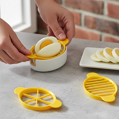 Coupe oeuf coque ergonomique