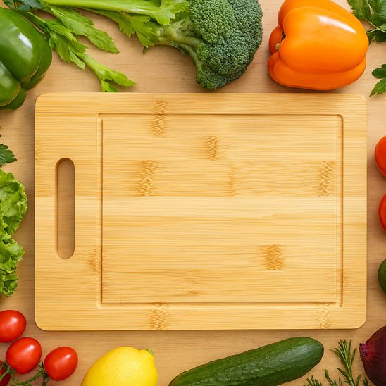 Planche à découper bois-esthétique