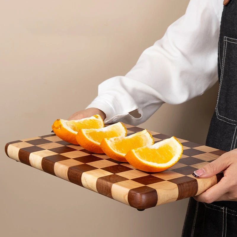 Planche bois à découper | Echec Acacia - TOPTEKCUISINE