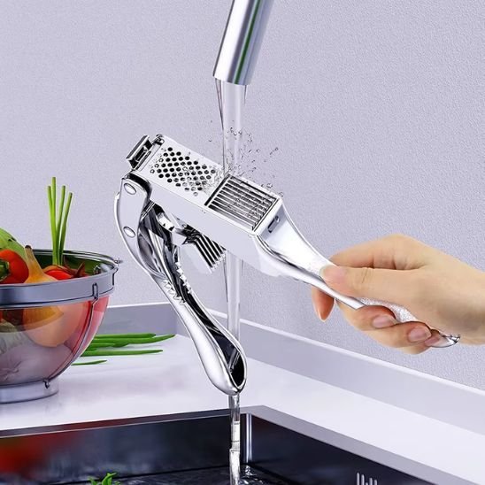 Presse ail Inox | Double - TOPTEKCUISINE